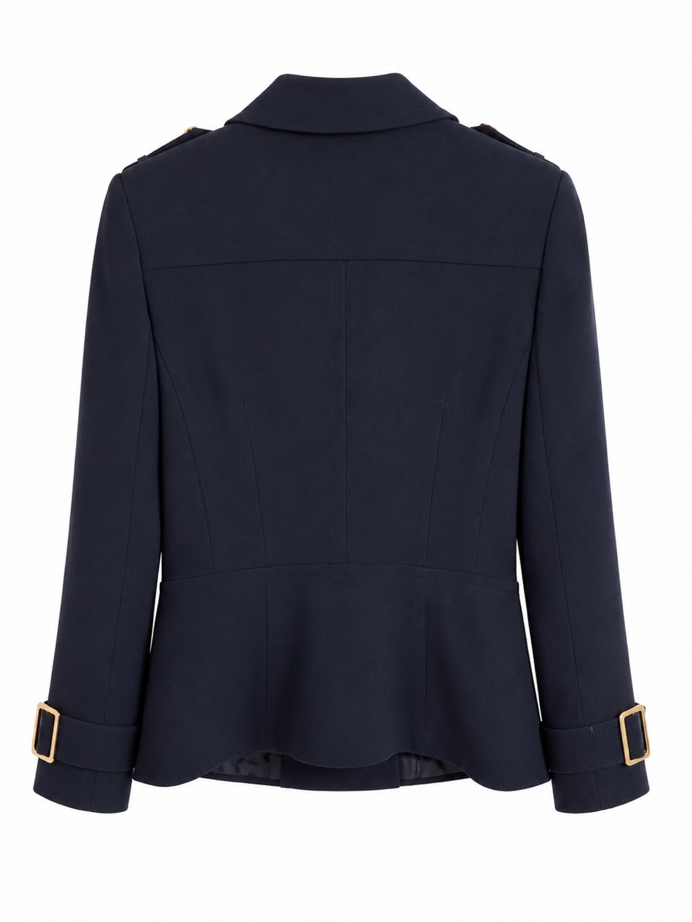 Tahari Black Double-Breasted Military Sailor Blazer NWOT - Picture 4 of 8